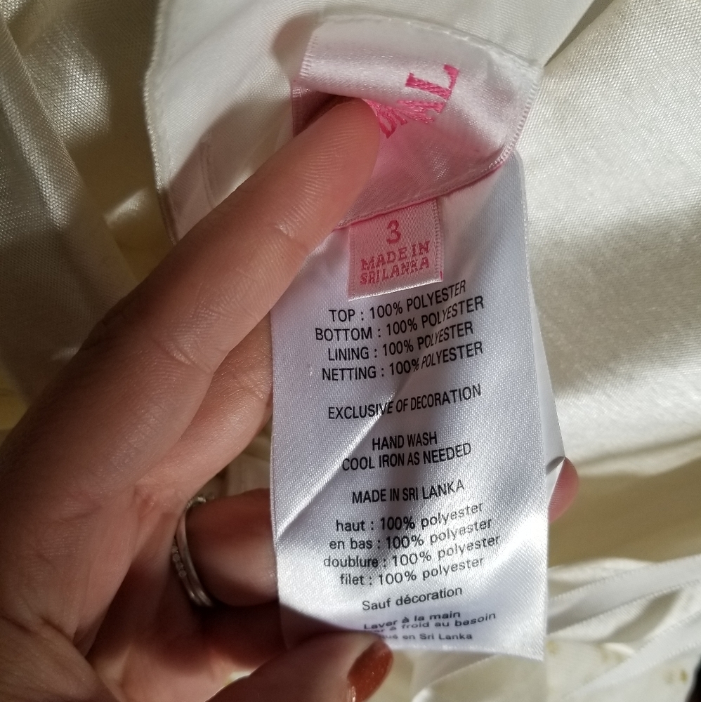 David's Bridal Flower Girl Dress size 3 - Picture 4 of 8